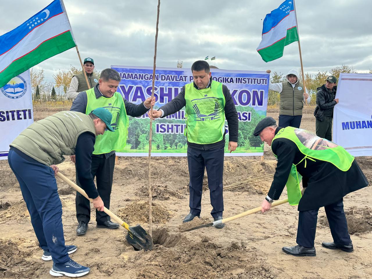“Yashil makon” umummilliy loyihasining kuzgi mavsumiga start berildi. (Fotolavhalar)