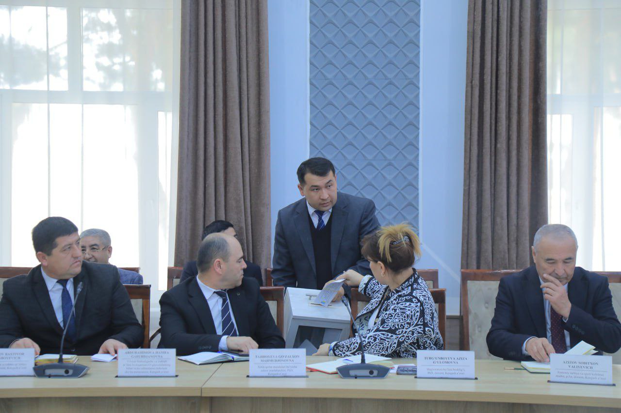 Namangan davlat pedagogika institutida oʻtkazilgan 7-sonli Kengash yigʻilishi doirasida kun tartibidagi quyidagi masalalar koʻrib chiqilib, kengash a'zolari bilan tahlil qilindi