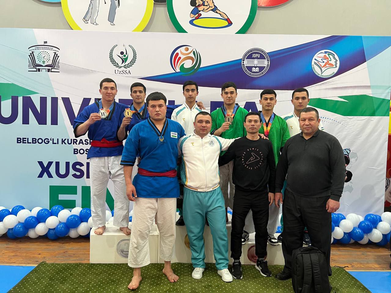 "Universiada" sport musobaqasining belbogʼli kurash turi boʼyicha final bosqichi yakunlandi