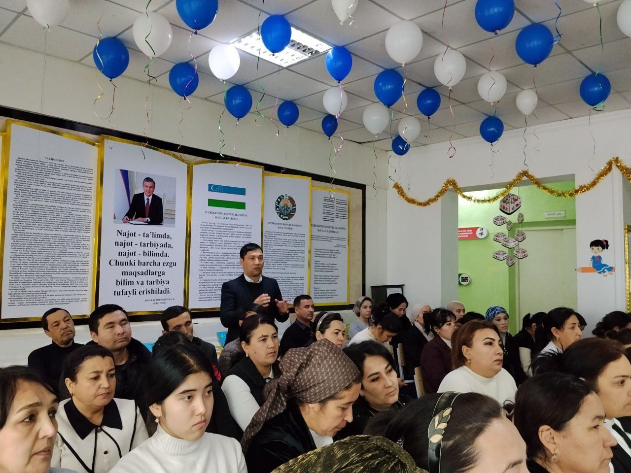 O‘zbekiston Respublikasi Prezidenti Shavkat Mirziyoyev tomonidan yo‘llangan  murojaatnoma bilan tanishish va uni o‘rganish bo‘yicha oʻquv- seminari tashkil etildi.