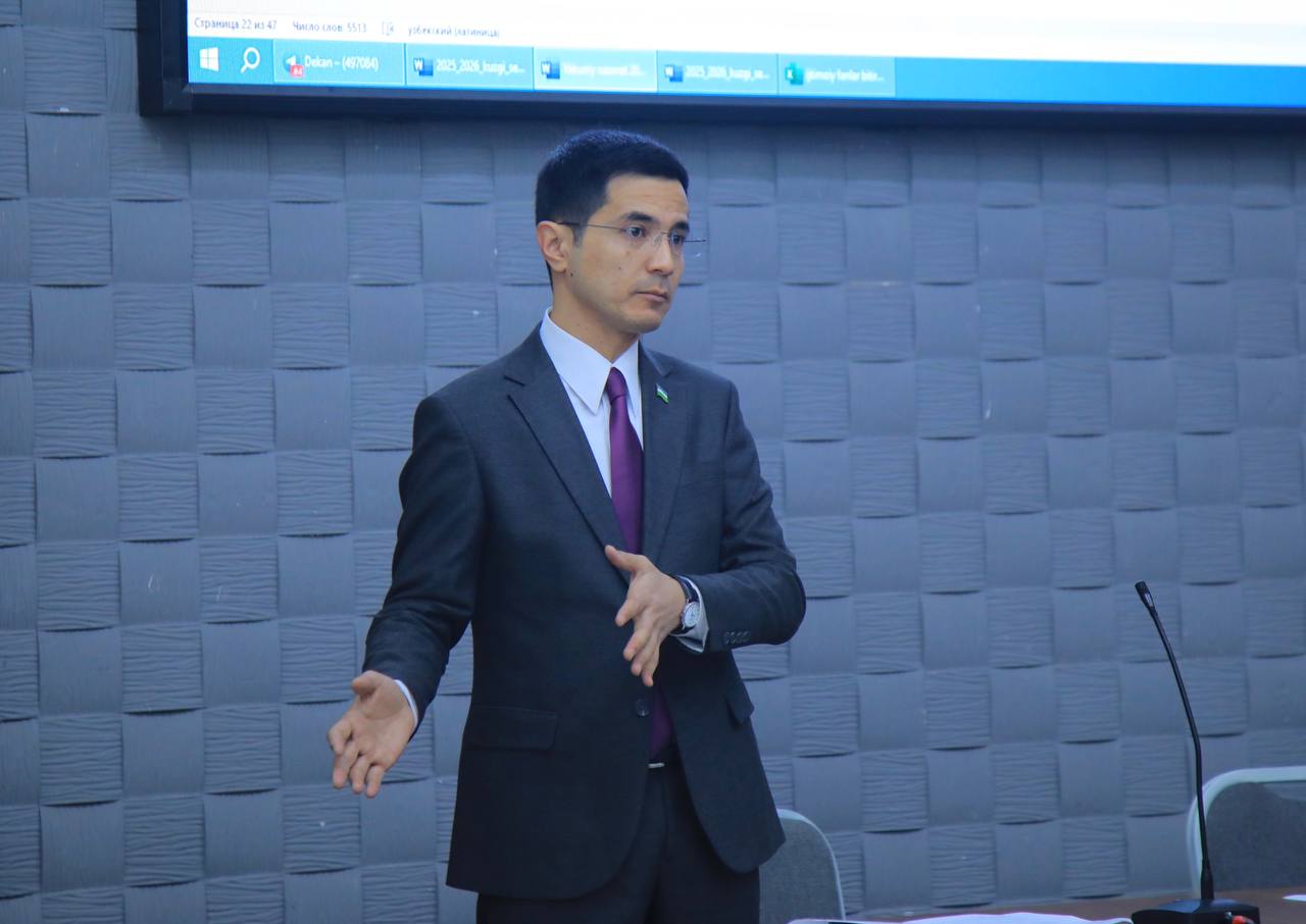 Ijtimoiy fanlar fakulteti Kengashining yig‘ilishi bo‘lib o‘tdi