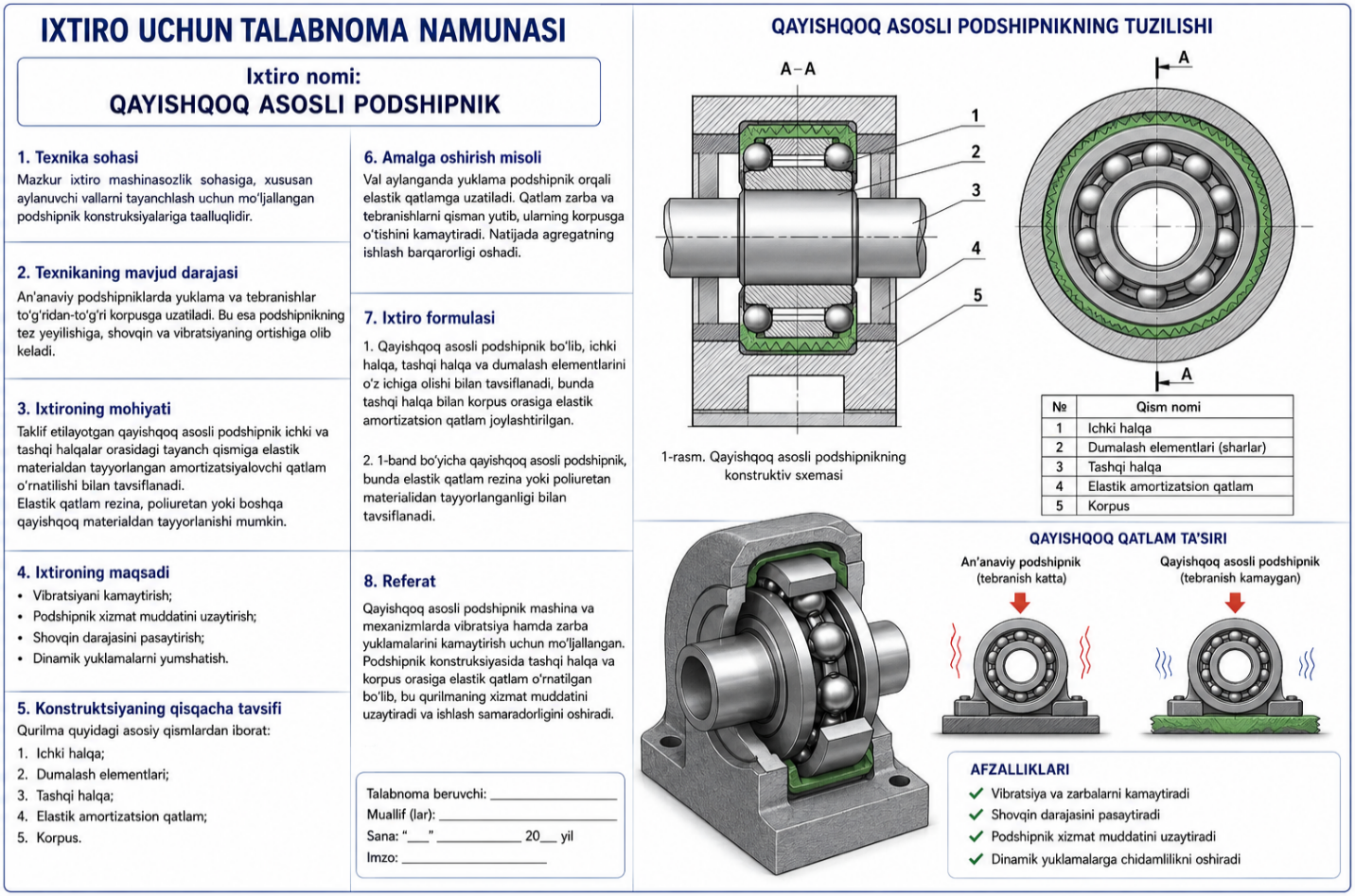IXTIRO UCHUN TALABNOMA NAMUNASI